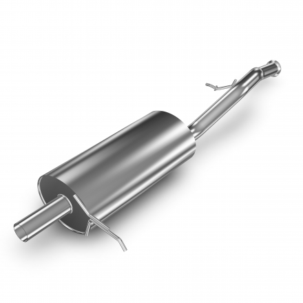 Глушитель основной, нержавейка ВАЗ КАЛИНА 2192