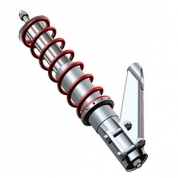 Амортизатор передний с корпусом в сборе левый, асфальт