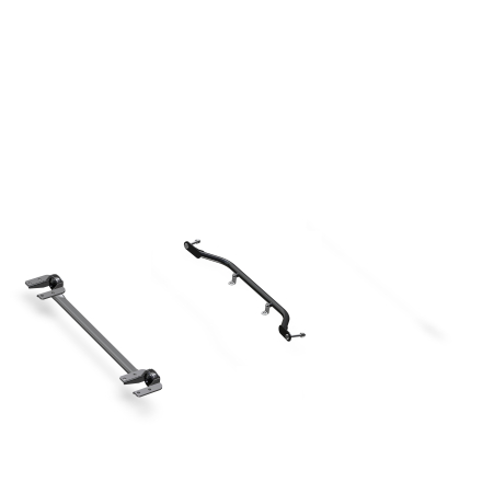 Комплект: Распорка нижняя + поперечина (усиление передка кузова) ВАЗ КАЛИНА, ГРАНТА, DATSUN после 2013г.