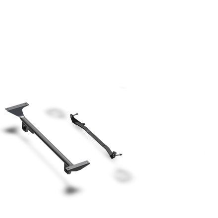 Комплект: Распорка нижняя + поперечина (усиление передка кузова) ВАЗ ПРИОРА