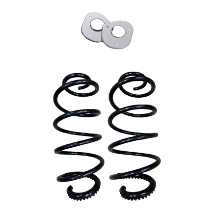 Комплект: Пружины передние -30 + усилители опор стоек ВАЗ КАЛИНА, ГРАНТА, DATSUN(шумоизолятор в комплекте)